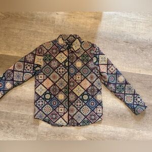 boohooMAN Tapestry Zip-Up Jacket – Men’s